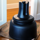 Was there an easier way to move the water-filled base into the living room? Maybe, but it’s too late now.